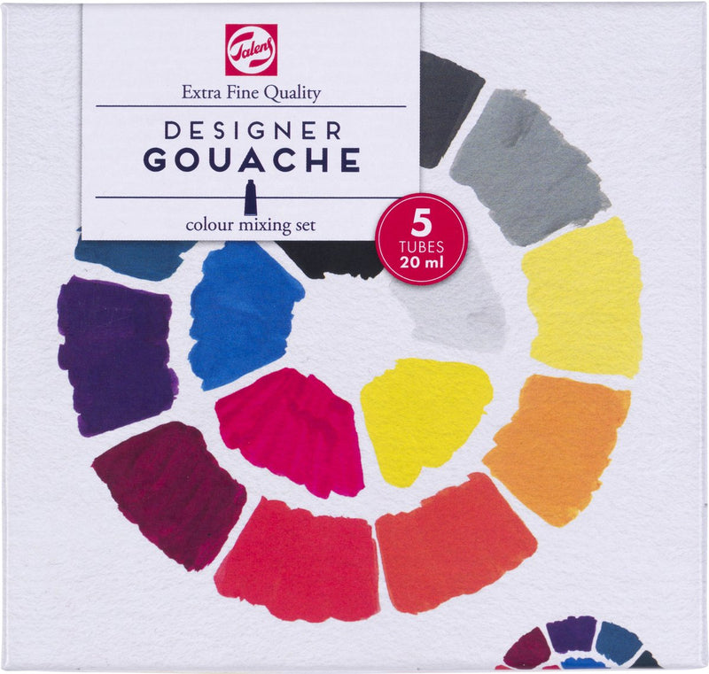Load image into Gallery viewer, Talens gouache extra fijn mengset, 5x20ml tubes