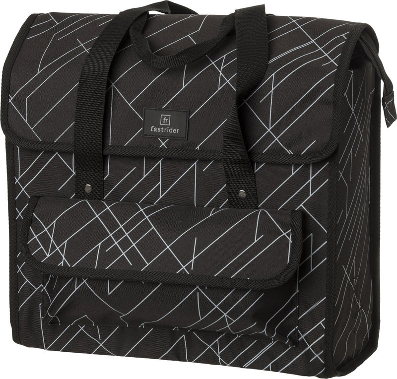 Load image into Gallery viewer, Fastrider lasse luxe shopper enkele fietstas basics - veelkleurig - 23l - waterafstotend
