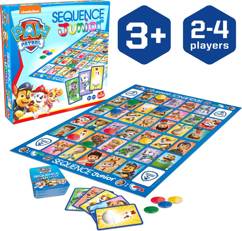 Load image into Gallery viewer, Goliath sequence paw patrol - bordspel - kinderspel - speel sequence met jouw favoriete paw patrol helden!