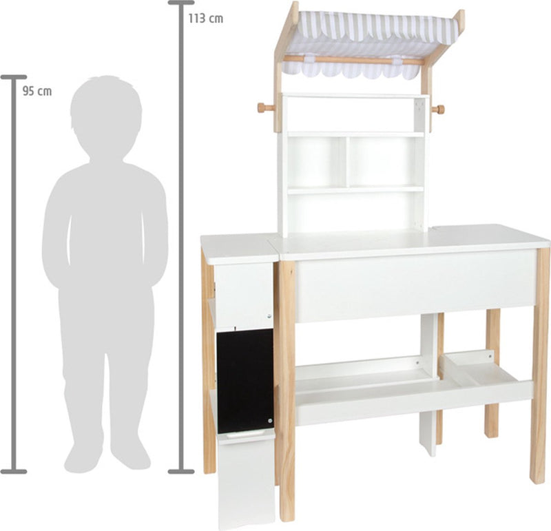 Load image into Gallery viewer, Small foot - houten winkel wit compact