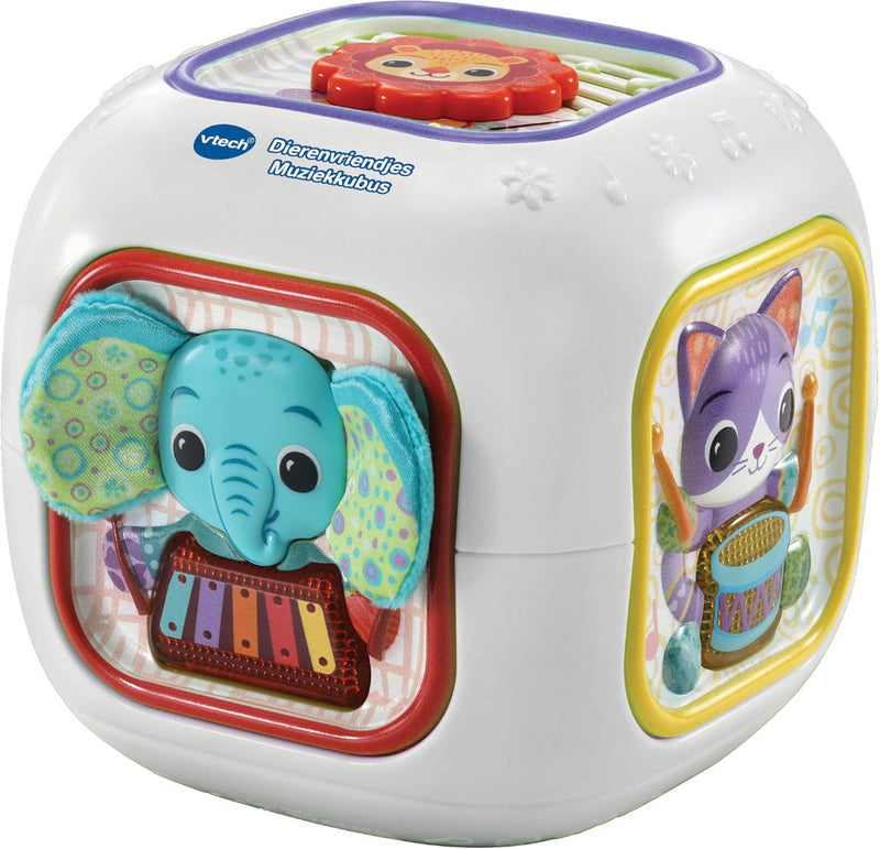 Load image into Gallery viewer, Vtech dierenvriendjes muziekkubus - educatief speelgoed - 80+ melodietjes, liedjes, geluiden en zinnetjes - speelgoed vanaf 3 maanden