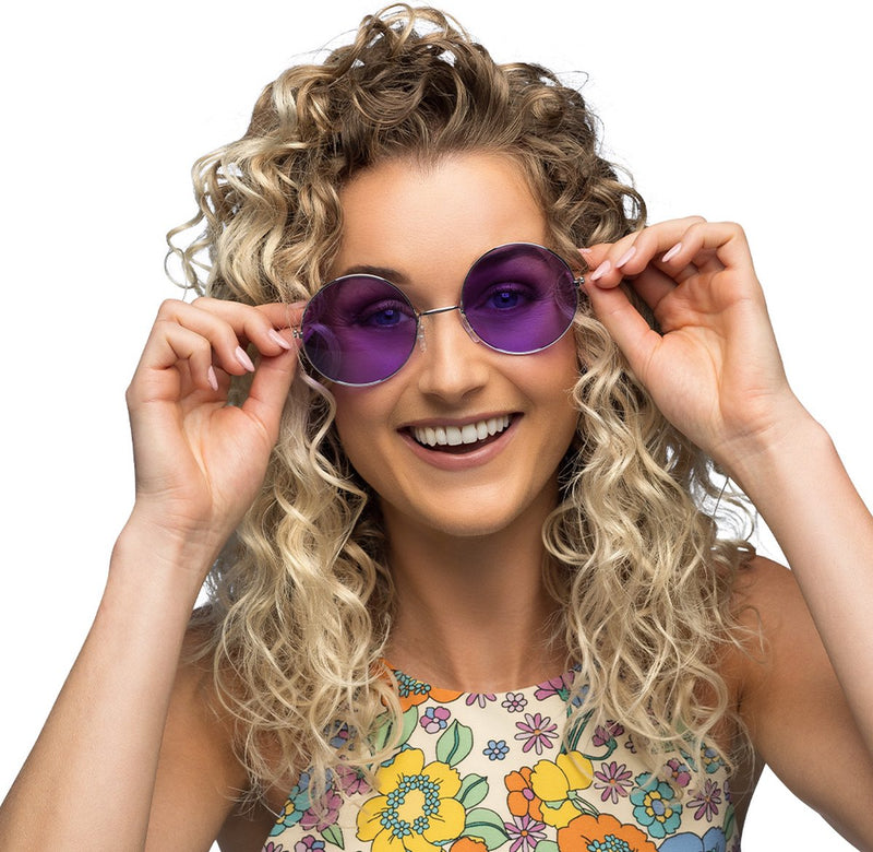 Load image into Gallery viewer, Boland partybril hippie xl paars