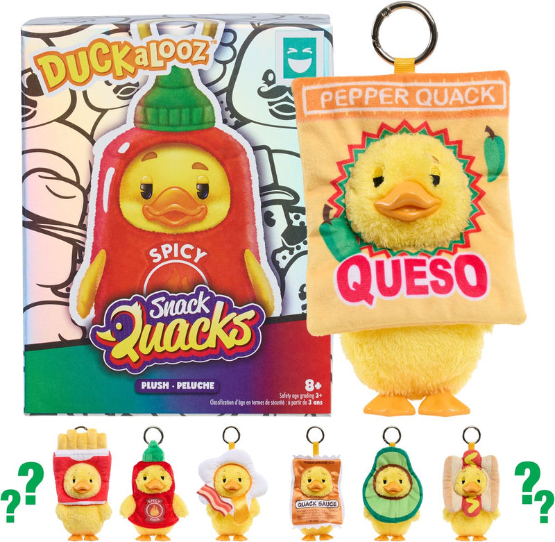 Load image into Gallery viewer, Just play happy haul duckalooz snack quack pluche sleutelhanger