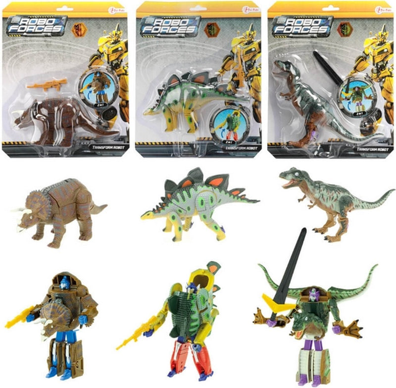 Afbeelding laden in galerijviewer, Twisk roboforces veranderrobot dino 30115z