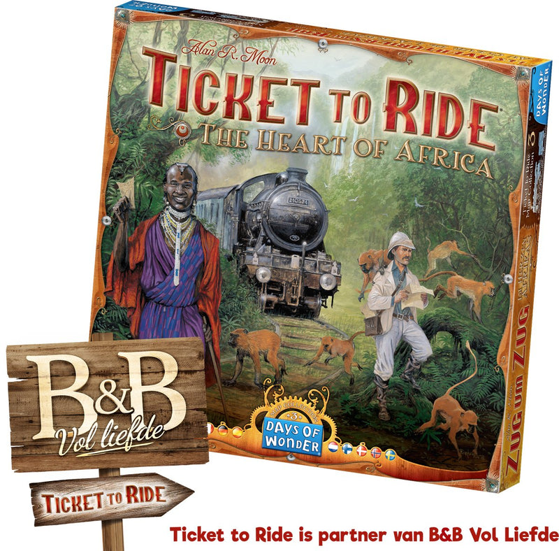 Load image into Gallery viewer, Days of wonder ticket to ride afrika bordspel