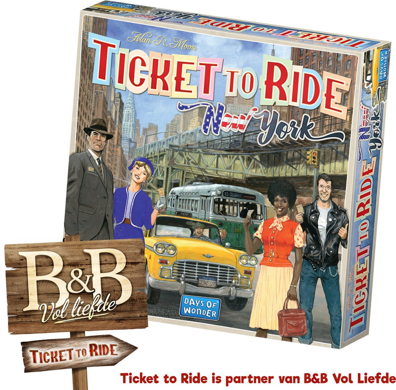 Load image into Gallery viewer, Days of wonder ticket to ride new york bordspel
