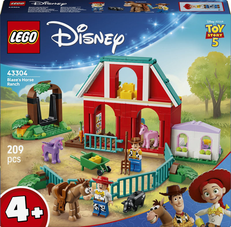 Afbeelding laden in galerijviewer, Lego ® disney en pixar toy story 5 blaze's paardenranch 43304