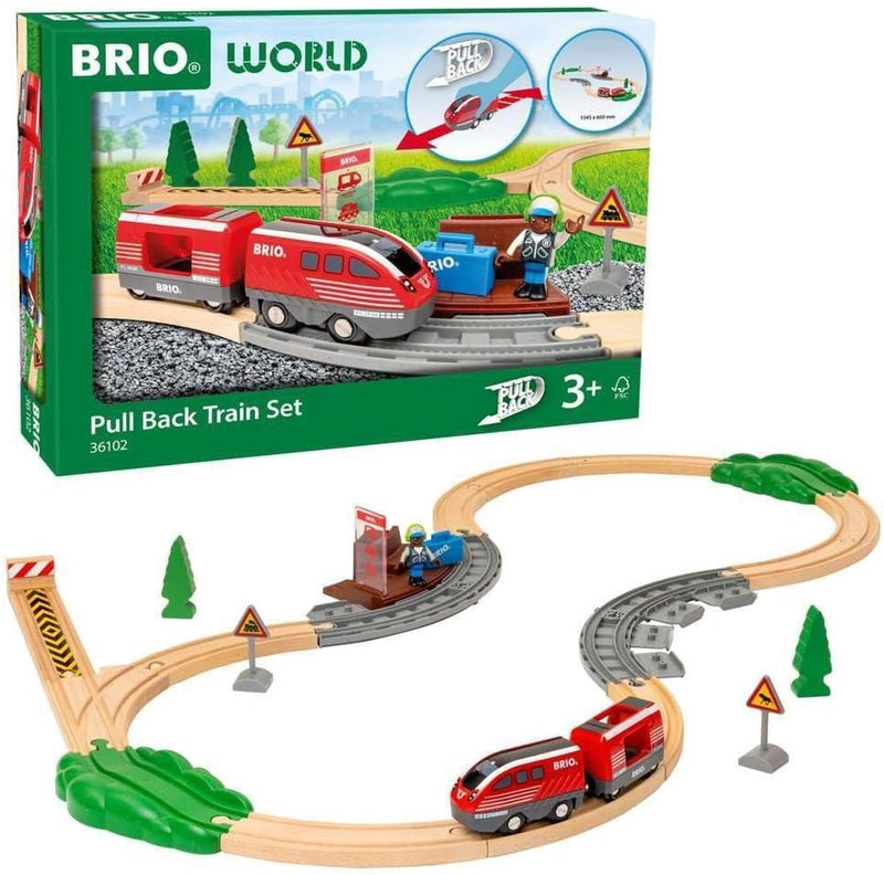 Load image into Gallery viewer, Ravensburger brio pullback trein set - 28dlg.