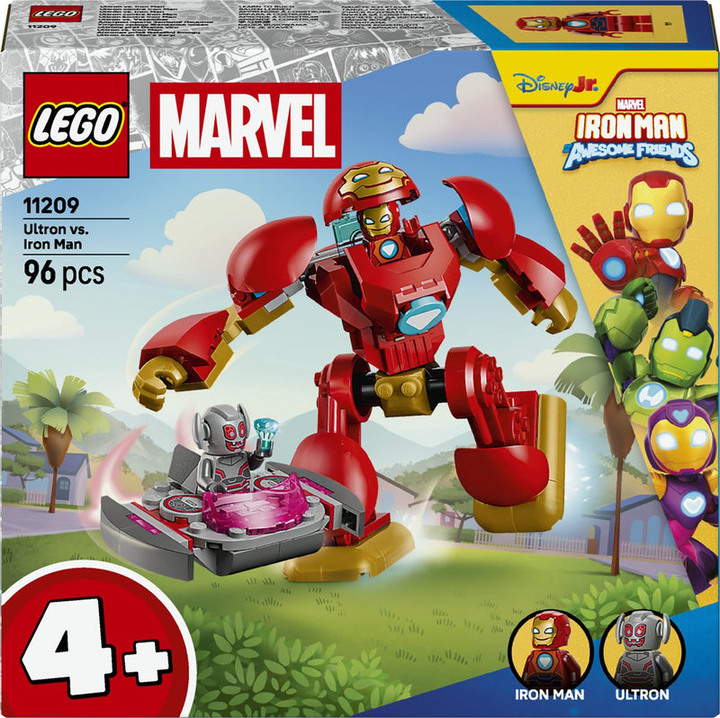 Afbeelding laden in galerijviewer, Lego ǀ marvel iron man en zijn fantastische vriendjes ultron tegen iron man bouwpakket 11209