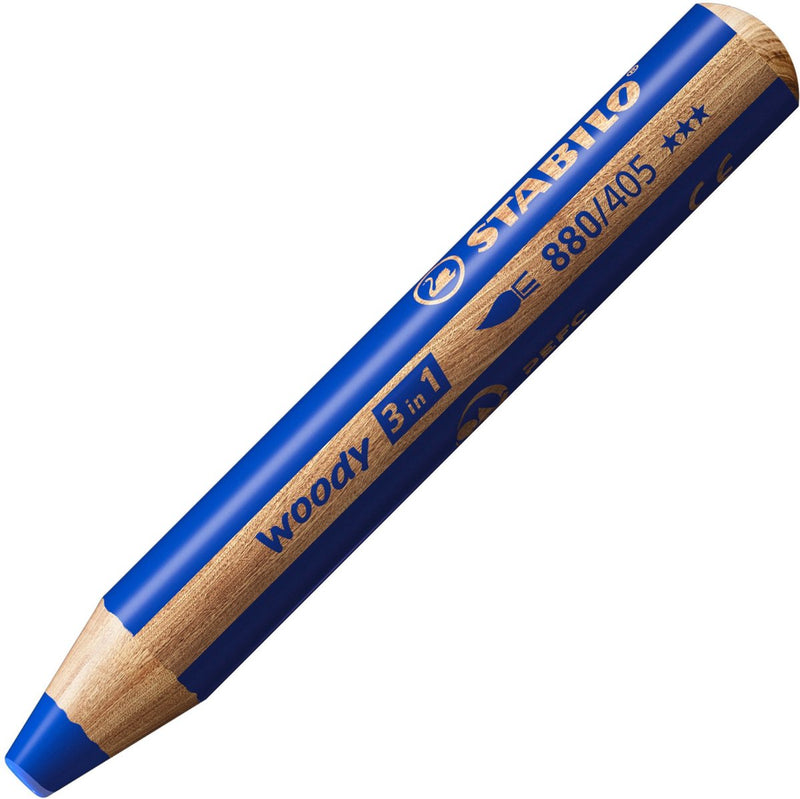 Load image into Gallery viewer, Stabilo woody 3 in 1 - multitalent potlood - blauw - per stuk