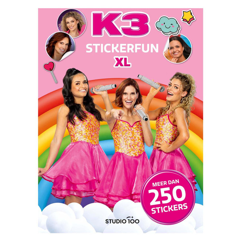 Load image into Gallery viewer, Studio 100 k3 stickerboek - stickerfun xl