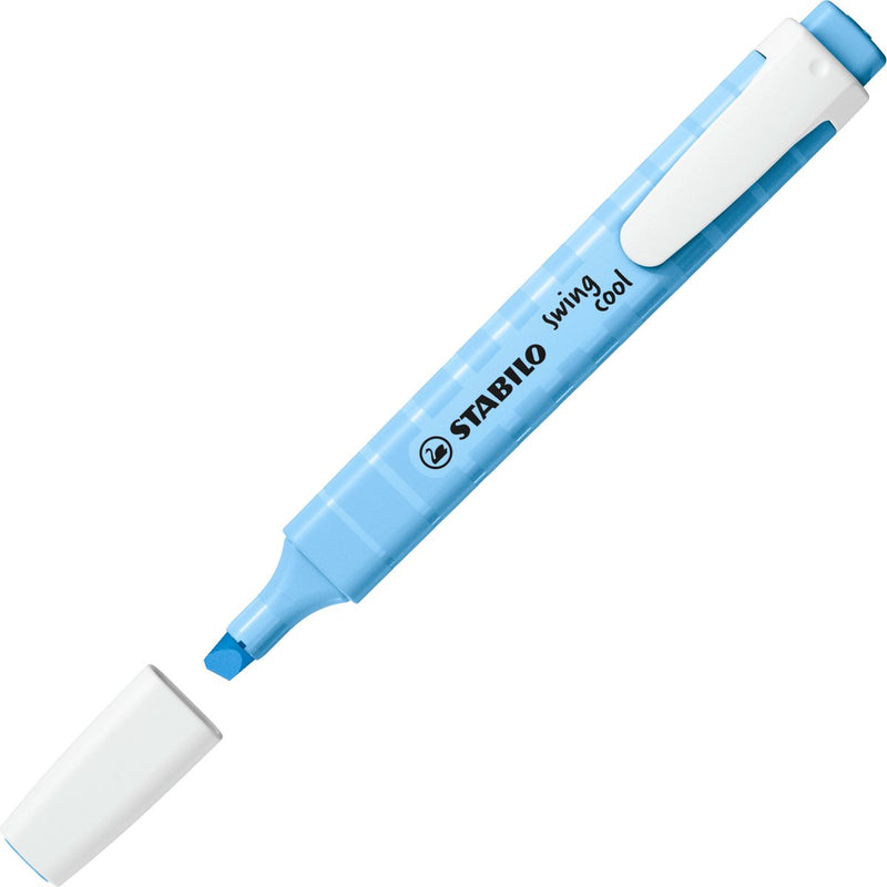 Afbeelding laden in galerijviewer, Stabilo swing cool pastel markeerstift - breezy blue