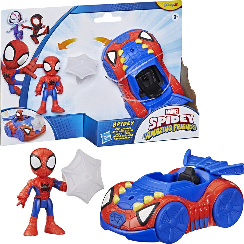 Afbeelding laden in galerijviewer, Marvel spidey met spidey web crawler speelgoedauto