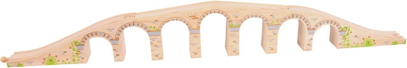 Load image into Gallery viewer, Bigjigs houten rails - spoorwegviaduct, 3dlg.
