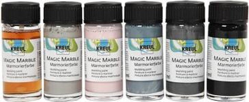 Load image into Gallery viewer, Creativ company magic marble verf pastelkleuren, 6x20ml