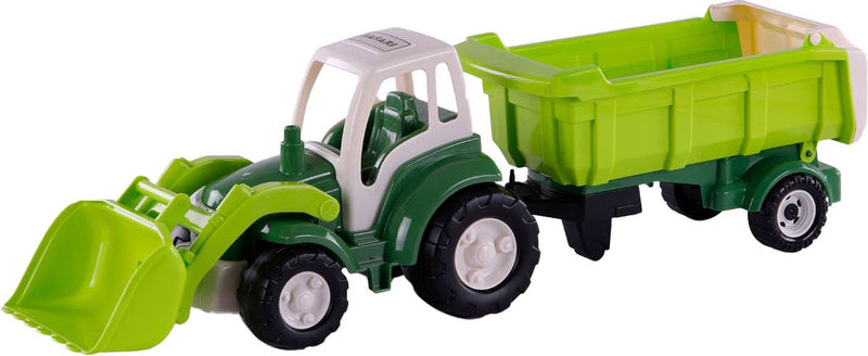 Load image into Gallery viewer, Cavallino xl tractor groen met kiep aanhangwagen, 86,5cm