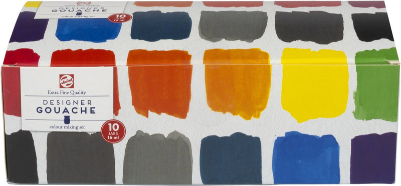 Load image into Gallery viewer, Talens gouache extra fijn set, 10x16ml flacons