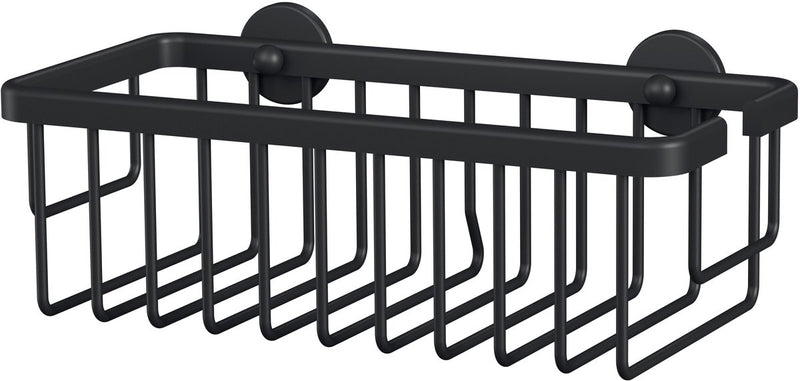 Load image into Gallery viewer, Tesa doucherek aluxx black matzwart badkamer zelfklevend zonder boren – 92x250x125mm
