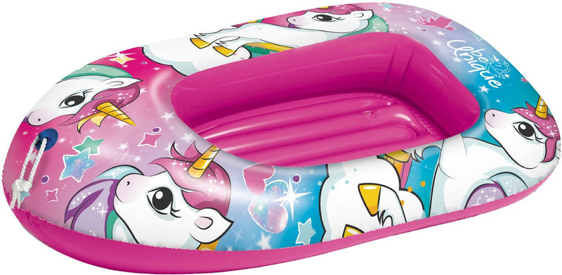 Afbeelding laden in galerijviewer, Mondo opblaasboot eenhoorn - unicorn boot voor kinderen 112 cm vinyl.