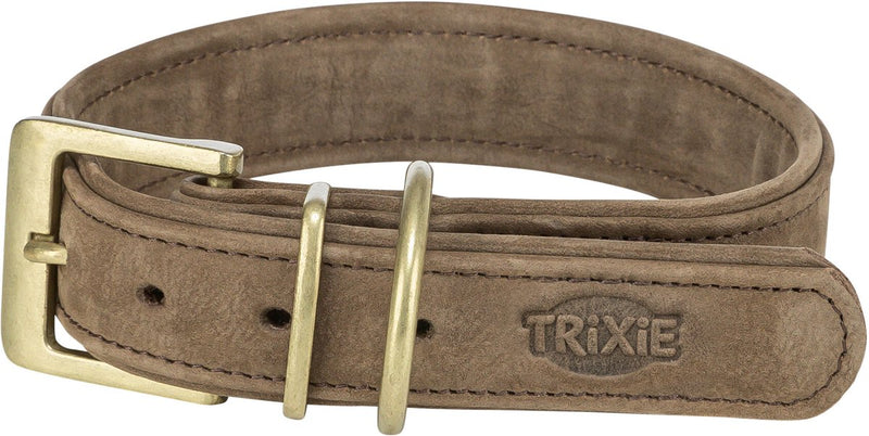 Load image into Gallery viewer, Trixie halsband hond pure leer bruin
