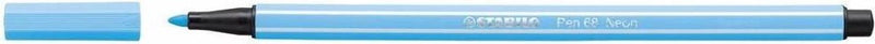 Load image into Gallery viewer, Stabilo pen 68 - viltstift - fluoriserend blauw (68 031)