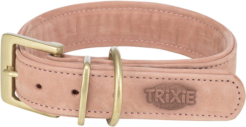 Load image into Gallery viewer, Trixie halsband hond pure leer roze