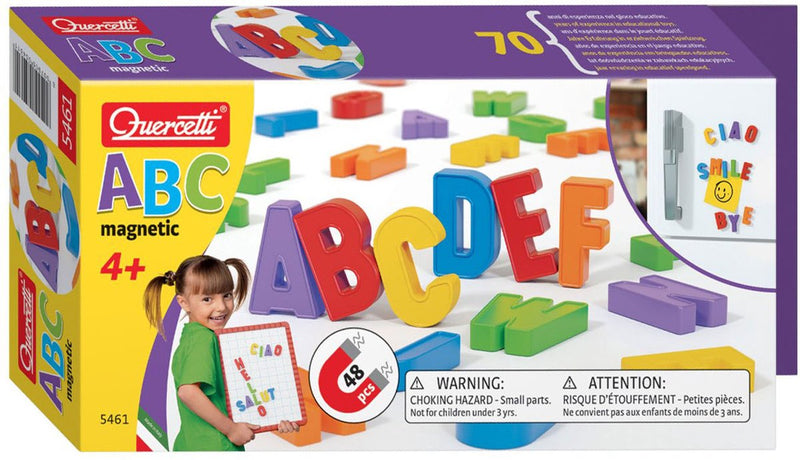 Afbeelding laden in galerijviewer, Quercetti abc magneten hoofdletters, 48st.