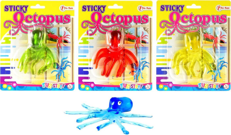 Load image into Gallery viewer, Toi-toys raamkruiper sticky octopus