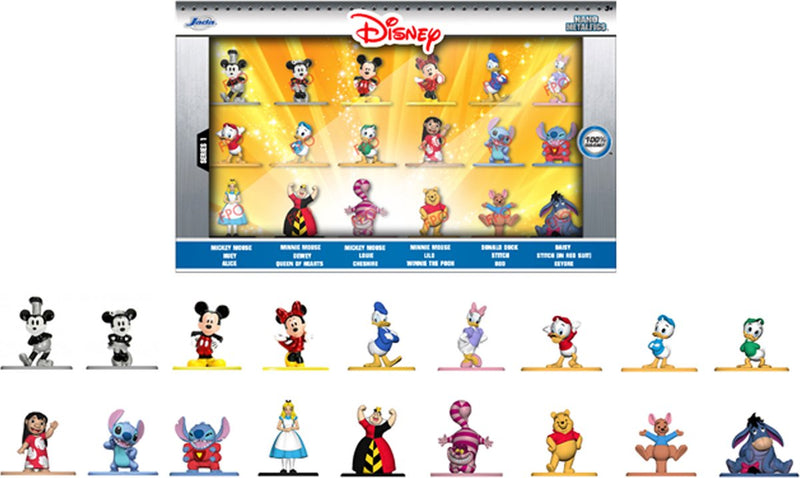 Load image into Gallery viewer, Jada toys disney nano wave 1 verzamelfiguren, 18st.