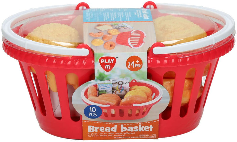Load image into Gallery viewer, Playgo mandje met brood - 10dlg.