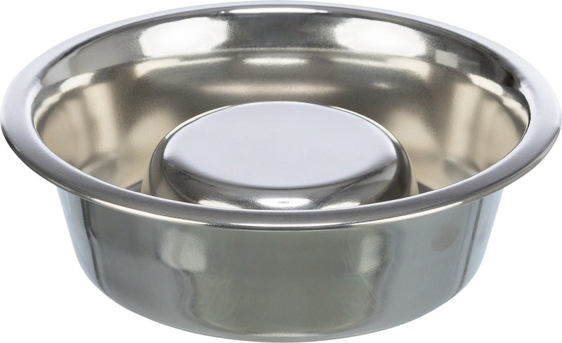 Load image into Gallery viewer, Trixie voerbak hond slow feeding rvs
