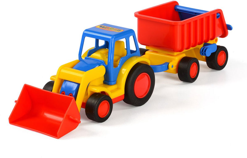 Load image into Gallery viewer, Cavallino basics tractor met shovel en trailer