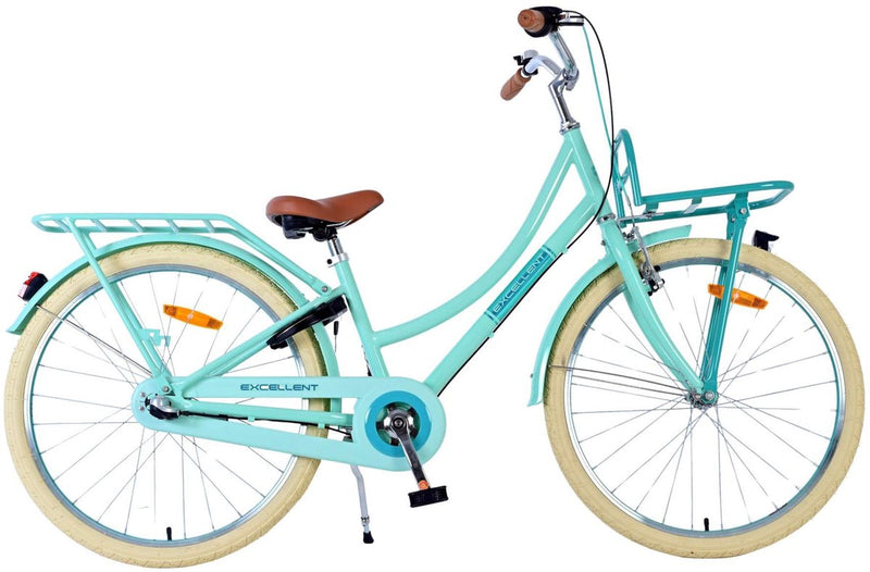 Afbeelding laden in galerijviewer, Volare Excellent Kinderfiets - Meisjes - 24 inch - Groen - 3 Versnellingen