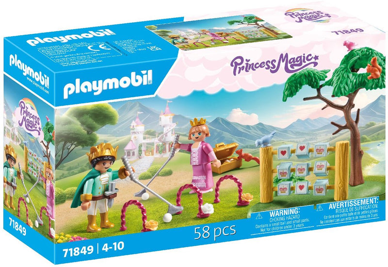 Load image into Gallery viewer, Playmobil princess magic koninklijke kinderen in speeltuin - 71849
