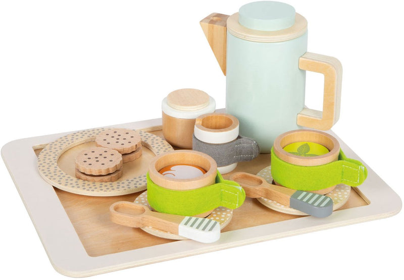 Load image into Gallery viewer, Small foot - houten speelkeuken koffie- en theeservies