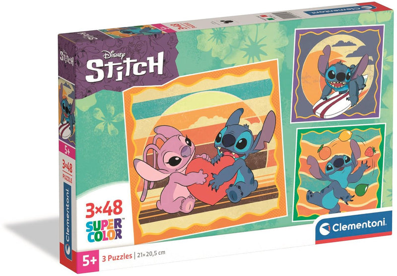 Afbeelding laden in galerijviewer, Clementoni legpuzzel square stitch, 3x48st.