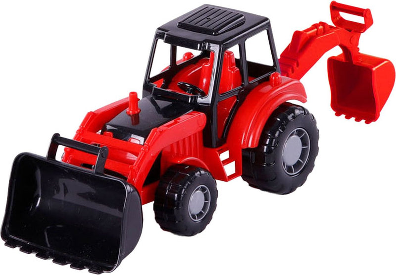 Load image into Gallery viewer, Cavallino junior graafmachine tractor rood