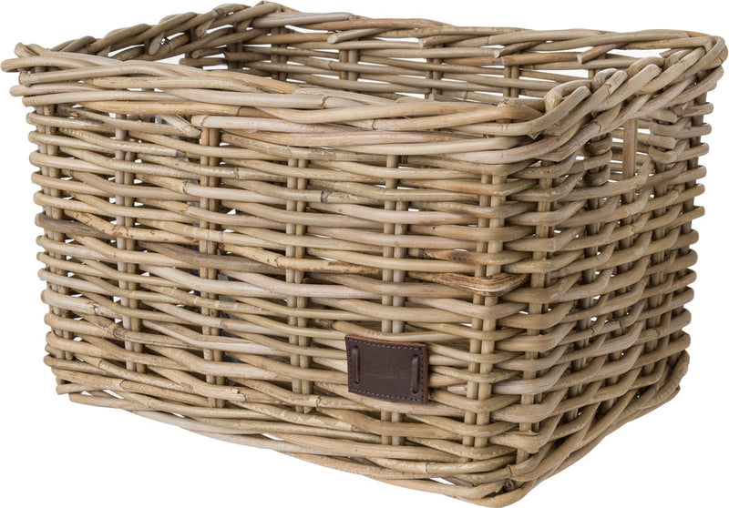 Load image into Gallery viewer, Fastrider zeno rotan fietsmand - naturel - 17l - handgemaakt