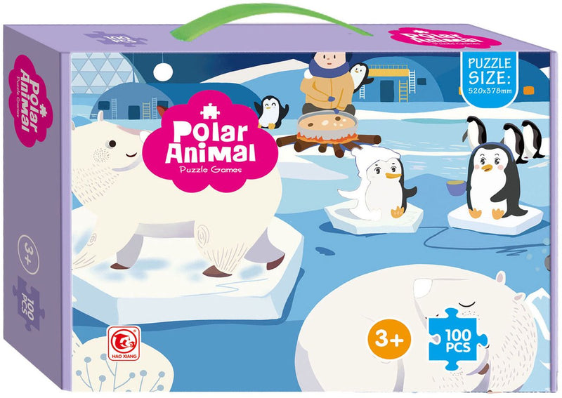 Load image into Gallery viewer, Lobbes speelgoed bv kinder legpuzzel zuidpool, 100st.