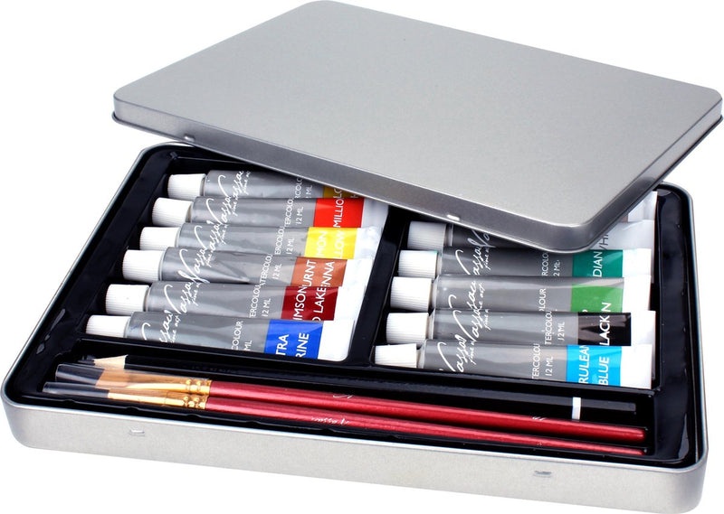 Load image into Gallery viewer, Nassau fine art aquarelverf met accessoires, 16dlg.