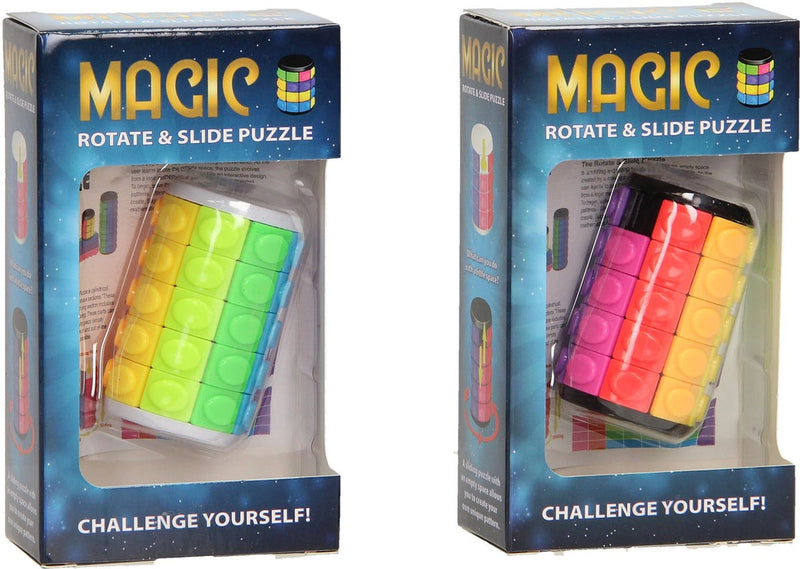 Afbeelding laden in galerijviewer, Johntoy breinbreker puzzel rotate slide junior 6,5 x 4 cm