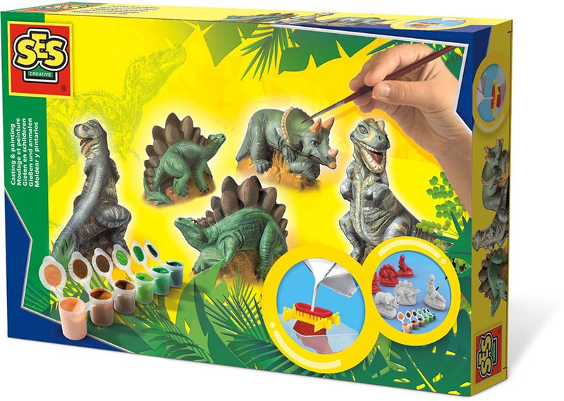 Afbeelding laden in galerijviewer, Ses creative ses gips gieten - dino's