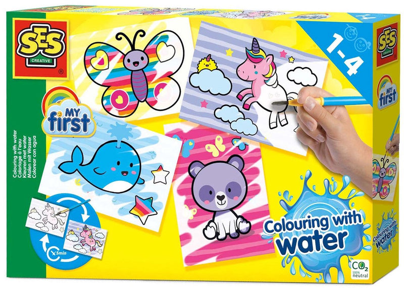 Load image into Gallery viewer, Ses creative ses my first kleuren met water - fantasie dieren