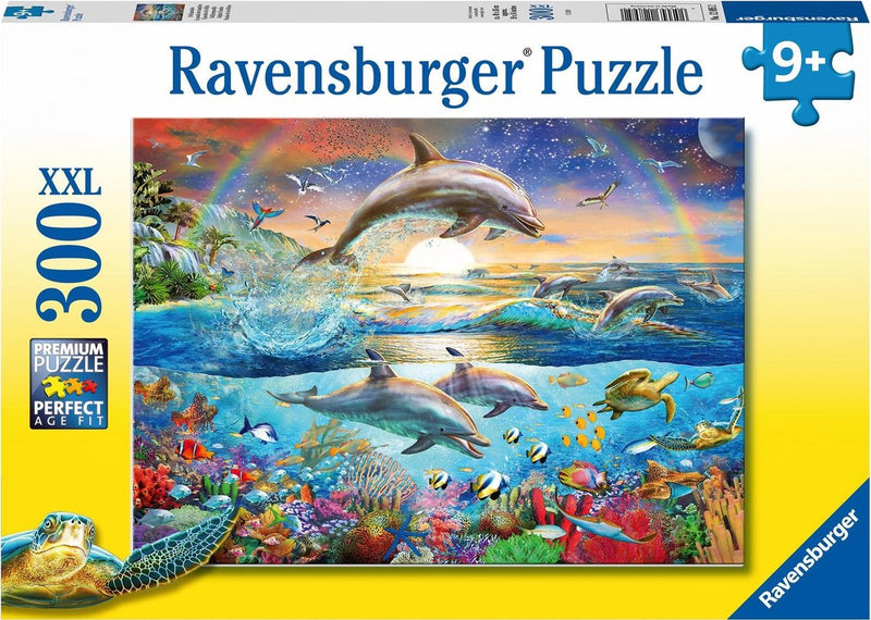 Load image into Gallery viewer, Ravensburger puzzel dolfijnenparadijs - legpuzzel - 300 stukjes