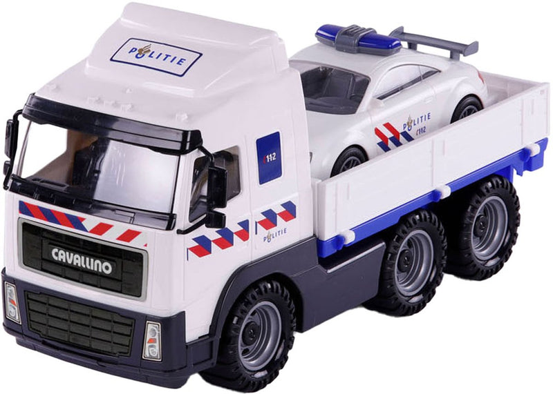 Load image into Gallery viewer, Cavallino politievrachtwagen en politieauto, schaal 1:16