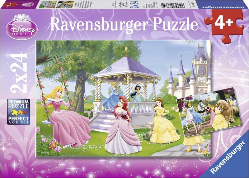 Load image into Gallery viewer, Ravensburger puzzel disney princess betoverende prinsessen - 2x24 stukjes - kinderpuzzel