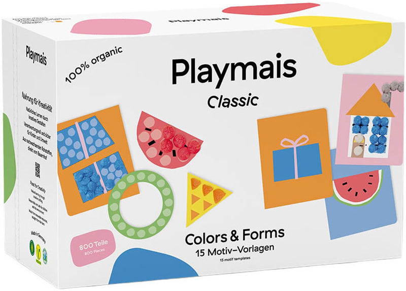 Load image into Gallery viewer, Playmais classic colors forms - 800 stukjes