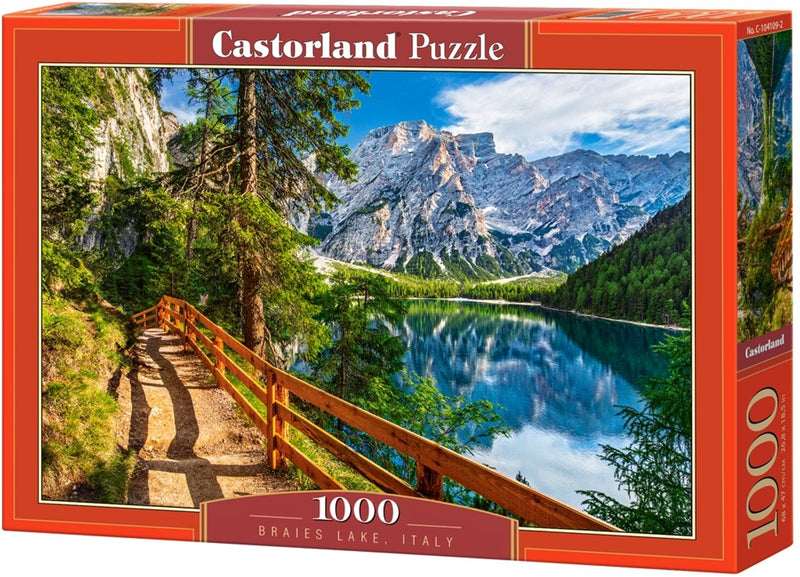 Load image into Gallery viewer, Castorland legpuzzel braies lake italy , 1000st.