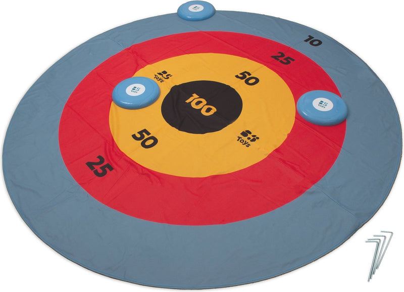 Afbeelding laden in galerijviewer, Bs toys disc deluxe werpspel - disc gooien spel - kinderspeelgoed 1 tot 4 spelers - buitenspeelgoed - werpspel kinderen - gezelschapspellen kinderen - cadeau kind - spelletjes voor kinderen - buiten speelgoed - buitenspel - buiten spellen