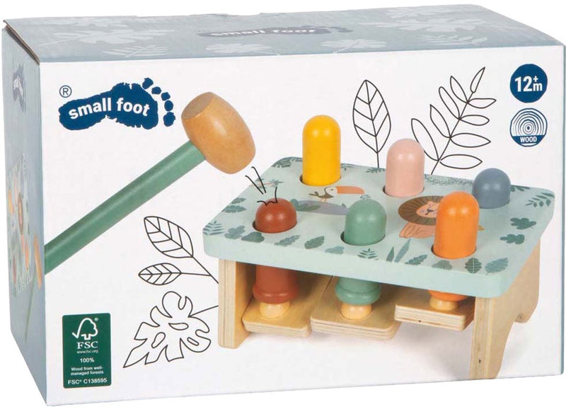 Load image into Gallery viewer, Small foot - houten hamerbank spel safari fsc